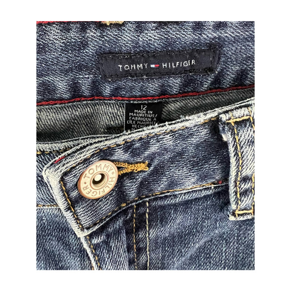 Tommy Hilfiger Blue Jeans Womens Size 14 Pants Pockets Zipper - Picture 4 of 8